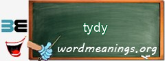 WordMeaning blackboard for tydy